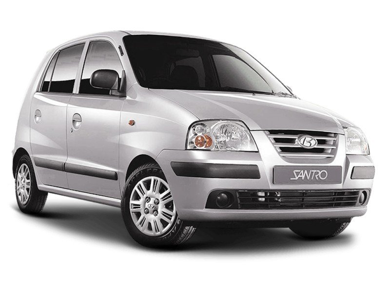 Hyundai Santro Xing Specs of wheel sizes, tires, PCD, Offset and Rims